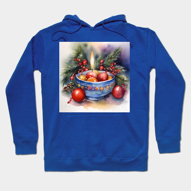 Armenian Christmas - January 6 - Watercolor Hoodie by Oldetimemercan